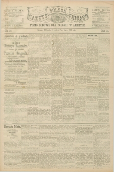 Gazeta Polska w Chicago : pismo ludowe dla Polonii w Ameryce. R.23, No. 29 (18 lipca 1895)