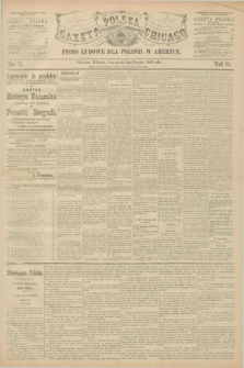 Gazeta Polska w Chicago : pismo ludowe dla Polonii w Ameryce. R.23, No. 33 (15 sierpnia 1895)