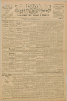 Gazeta Polska w Chicago : pismo ludowe dla Polonii w Ameryce. R.23, No. 38 (19 września 1895)