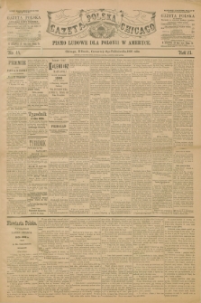 Gazeta Polska w Chicago : pismo ludowe dla Polonii w Ameryce. R.23, No. 44 (31 października 1895)