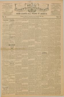 Gazeta Polska w Chicago : pismo ludowe dla Polonii w Ameryce. R.23, No. 46 (14 listopada 1895)