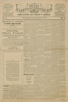 Gazeta Polska w Chicago : pismo ludowe dla Polonii w Ameryce. R.23, No. 47 (21 listopada 1895)