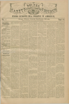 Gazeta Polska w Chicago : pismo ludowe dla Polonii w Ameryce. R.24, No. 3 (16 stycznia 1896)
