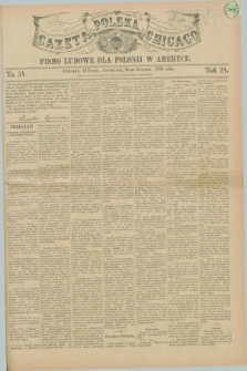 Gazeta Polska w Chicago : pismo ludowe dla Polonii w Ameryce. R.24, No. 34 (20 sierpnia 1896)