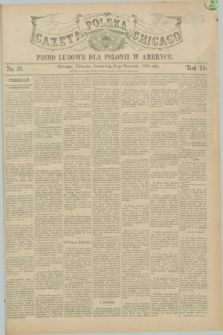 Gazeta Polska w Chicago : pismo ludowe dla Polonii w Ameryce. R.24, No. 38 (17 września 1896)