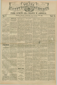 Gazeta Polska w Chicago : pismo ludowe dla Polonii w Ameryce. R.25, No. 15 (15 kwietnia 1897)