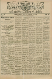 Gazeta Polska w Chicago : pismo ludowe dla Polonii w Ameryce. R.25, No. 20 (20 maja 1897)