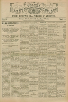 Gazeta Polska w Chicago : pismo ludowe dla Polonii w Ameryce. R.25, No. 21 (27 maja 1897)
