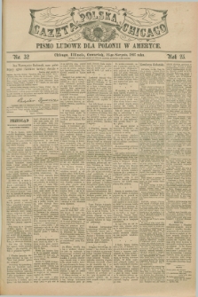 Gazeta Polska w Chicago : pismo ludowe dla Polonii w Ameryce. R.25, No. 32 (12 sierpnia 1897)