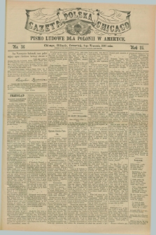 Gazeta Polska w Chicago : pismo ludowe dla Polonii w Ameryce. R.25, No. 36 (9 września 1897)
