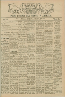 Gazeta Polska w Chicago : pismo ludowe dla Polonii w Ameryce. R.25, No. 48 (2 grudnia 1897)
