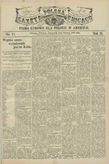Gazeta Polska w Chicago : pismo ludowe dla Polonii w Ameryce. R.26, No. 23 (9 czerwca 1898)