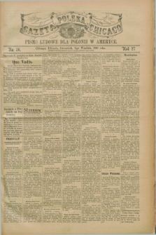 Gazeta Polska w Chicago : pismo ludowe dla Polonii w Ameryce. R.27, No. 36 (7 września 1899)