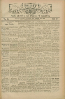 Gazeta Polska w Chicago : pismo ludowe dla Polonii w Ameryce. R.27, No. 38 (21 września 1899)