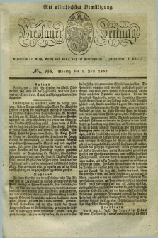 Breslauer Zeitung : mit allerhöchster Bewilligung. 1832, Nro. 158 (9 Juli) + dod.