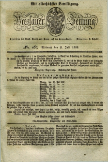 Breslauer Zeitung : mit allerhöchster Bewilligung. 1832, Nro. 160 (11 Juli) + dod.