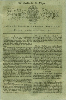 Breslauer Zeitung : mit allerhöchster Bewilligung. 1832, Nro. 238 (10 Oktober) + dod.