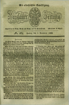 Breslauer Zeitung : mit allerhöchster Bewilligung. 1832, Nro. 264 (9 November) + dod.