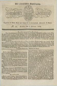 Breslauer Zeitung : mit allerhöchster Bewilligung. 1833, No. 31 (5 Februar) + dod.