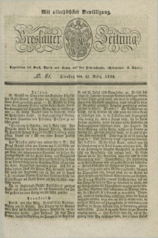 Breslauer Zeitung : mit allerhöchster Bewilligung. 1833, No. 61 (12 März) + dod.
