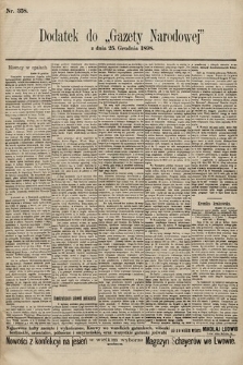 Gazeta Narodowa. 1898, nr 358