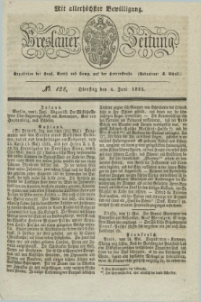 Breslauer Zeitung : mit allerhöchster Bewilligung. 1833, No. 128 (4 Juni) + dod.
