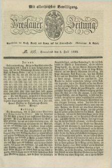 Breslauer Zeitung : mit allerhöchster Bewilligung. 1833, No. 156 (6 Juli) + dod.