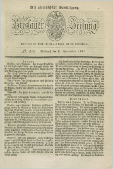 Breslauer Zeitung : mit allerhöchster Bewilligung. 1833, No. 213 (11 September) + dod.