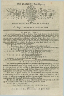 Breslauer Zeitung : mit allerhöchster Bewilligung. 1833, No. 229 (30 September) + dod.