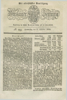 Breslauer Zeitung : mit allerhöchster Bewilligung. 1833, No. 244 (17 Oktober) + dod.