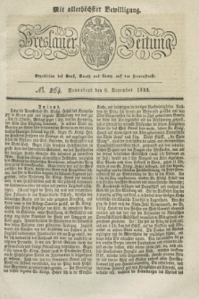 Breslauer Zeitung : mit allerhöchster Bewilligung. 1833, No. 264 (9 November) + dod.