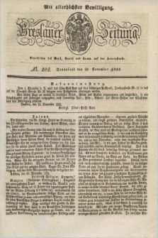 Breslauer Zeitung : mit allerhöchster Bewilligung. 1833, No. 282 (30 November) + dod.