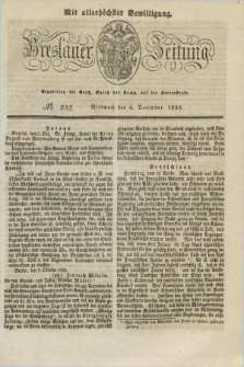 Breslauer Zeitung : mit allerhöchster Bewilligung. 1833, No. 285 (4 December) + dod.