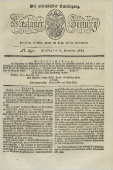 Breslauer Zeitung : mit allerhöchster Bewilligung. 1833, No. 290 (10 December) + dod.
