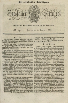 Breslauer Zeitung : mit allerhöchster Bewilligung. 1833, No. 295 (16 December) + dod.