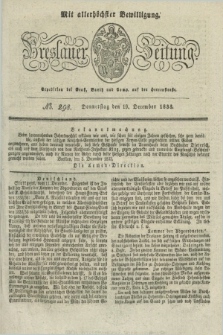 Breslauer Zeitung : mit allerhöchster Bewilligung. 1833, No. 298 (19 December) + dod.