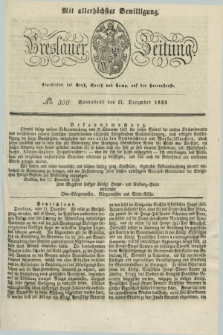 Breslauer Zeitung : mit allerhöchster Bewilligung. 1833, No. 300 (21 December) + dod.