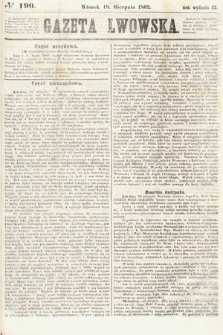 Gazeta Lwowska. 1862, nr 190