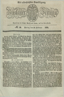 Breslauer Zeitung : mit allerhöchster Bewilligung. 1834, №. 50 (28 Februar) + dod.