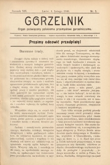 Gorzelnik : organ poświęcony polskiemu przemysłowi gorzelniczemu. R. 19, 1906, nr 3