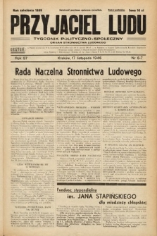 Przyjaciel Ludu : Tygodnik Spoleczno-Polityczny. 1946, nr 6-7