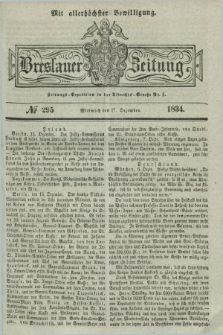 Breslauer Zeitung : mit allerhöchster Bewilligung. 1834, №. 295 (17 Dezember) + dod.