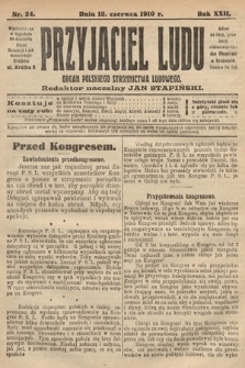 Przyjaciel Ludu : organ Polskiego Stronnictwa Ludowego. 1910, nr 24