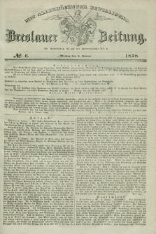 Breslauer Zeitung : mit allerhöchster Bewilligung. 1838, No. 6 (8 Januar) + dod.
