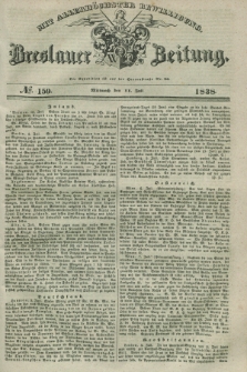 Breslauer Zeitung : mit allerhöchster Bewilligung. 1838, No. 159 (11 Juli) + dod.