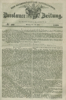 Breslauer Zeitung : mit allerhöchster Bewilligung. 1838, No. 163 (16 Juli) + dod.