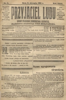 Przyjaciel Ludu : organ Polskiego Stronnictwa Ludowego. 1911, nr 2