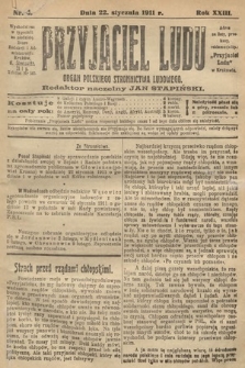 Przyjaciel Ludu : organ Polskiego Stronnictwa Ludowego. 1911, nr 4