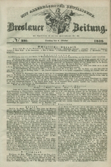 Breslauer Zeitung : mit allerhöchster Bewilligung. 1838, No. 230 (2 Oktober) + dod.