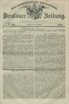 Breslauer Zeitung : mit allerhöchster Bewilligung. 1838, No. 254 (30 Oktober) + dod.